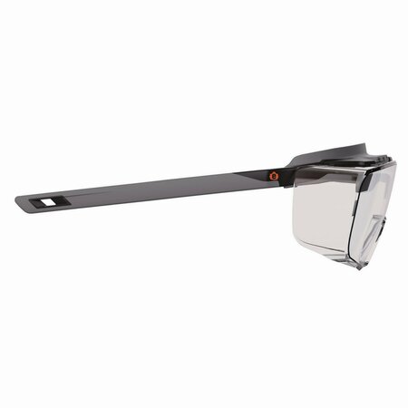 Ergodyne Skullerz OSMIN Anti-Scratch/Anti-Fog Safety Glasses, Matte Black PolyCarb Frame, Clear PolyCarb Lens 55102